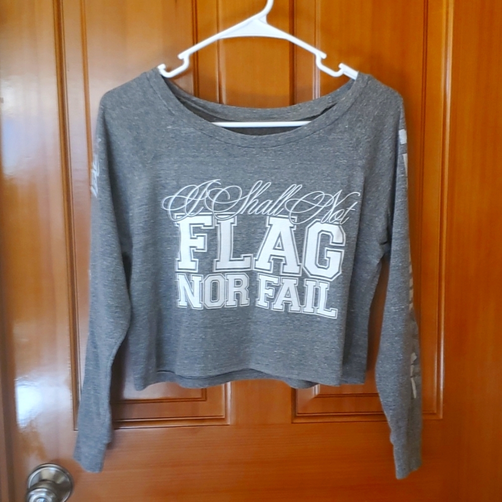 Flag nor Fail Crop Top